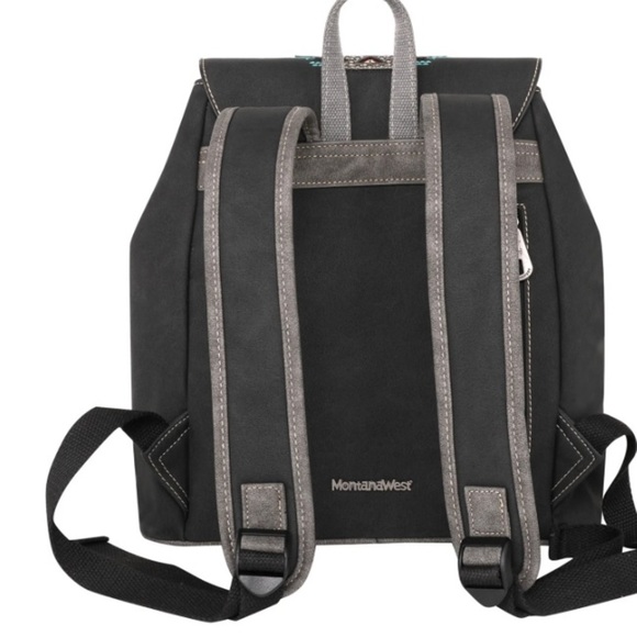 Elegant Black Montana West Aztec Collection Backpack​​